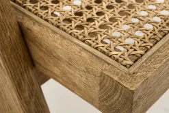 Flamant Bruno, Fauteuil, Eiken, Riet, Met Kussen^ Banken