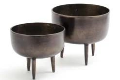 Flamant Byma, Kom, Metaal, Zwart, L^ Decoratie