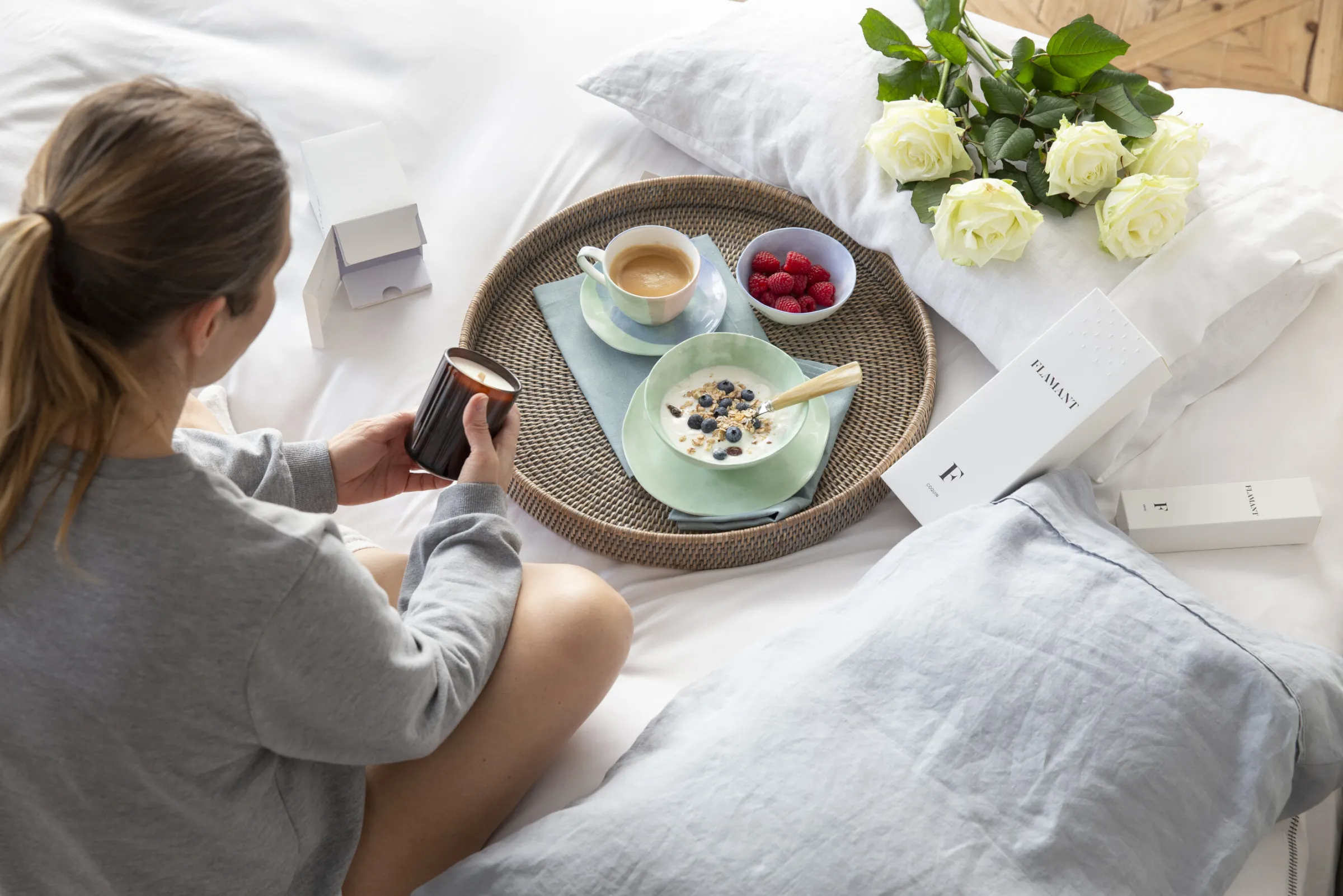 Flamant Byron, Geurkaars, Magique^ Decoratie