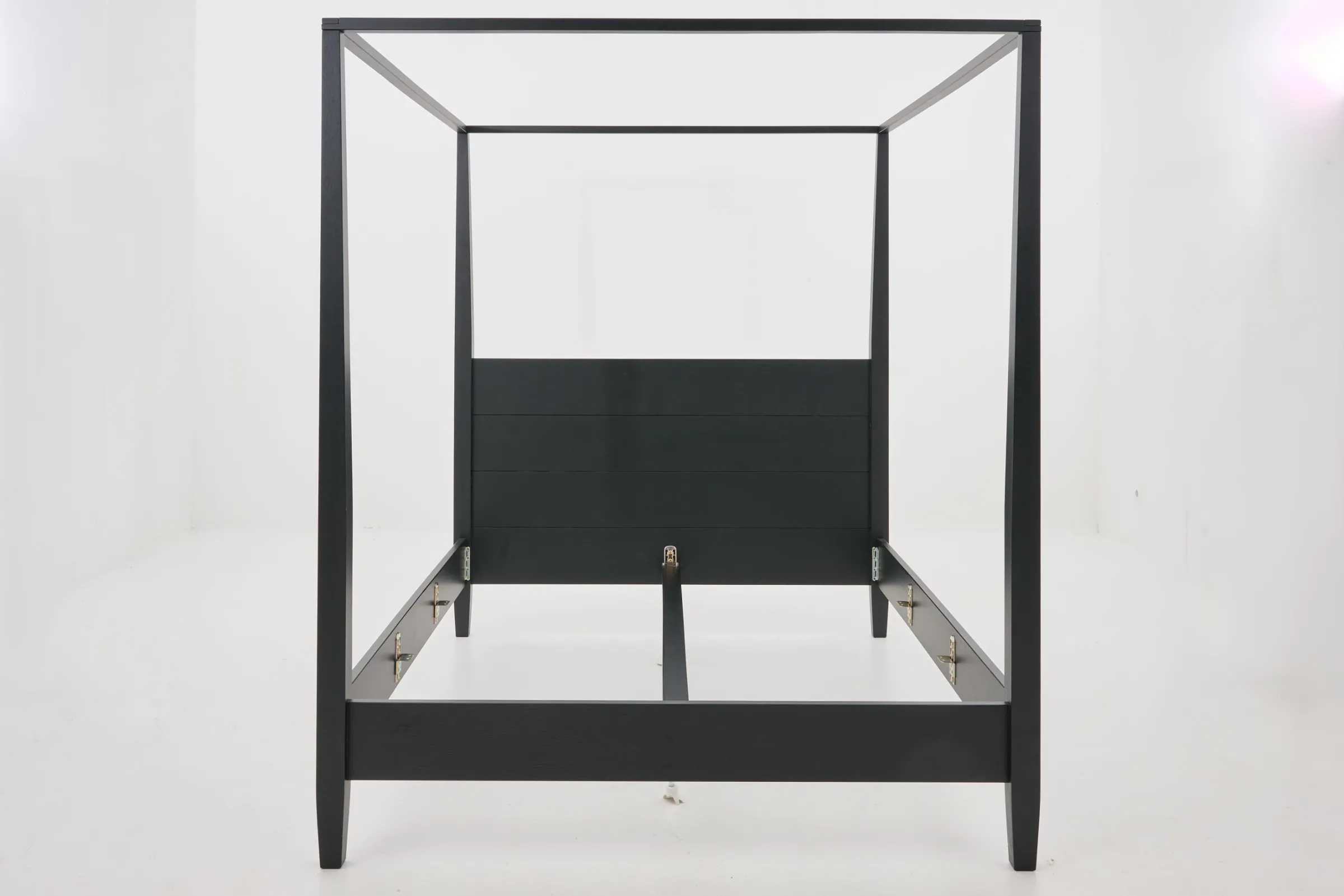 Flamant Cape Cod, Hemelbed, Zwart, 180 Cm^ Bedden