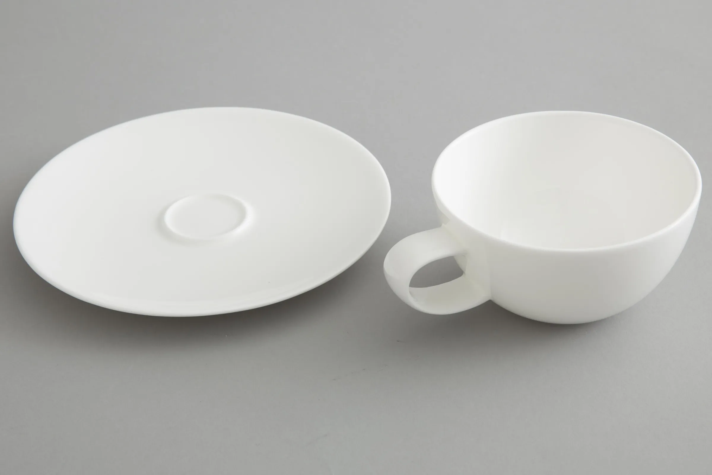 Flamant Cathy, Kop En Schotel, Porselein, Wit, 200 Ml^ Borden, Borden En Kommen