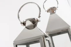 Flamant Charme, Lantaarn, Staal En Glas, M^ Decoratie