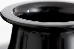 Flamant Chiaz, Vaas, Glas, Zwart^ Decoratie