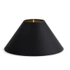 Flamant Circum, Lampenkap, Zwart En Goud, Conisch, 23 Cm^ Verlichting