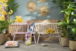 Flamant Claire, Tuinbank, Retro Roze^ Tuin Zitplaatsen