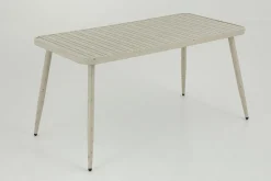 Flamant Claire, Tuintafel, 150X75, Retro Wit^ Tuintafels