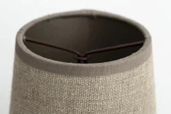 Flamant Clips, Lampenkap, Naturel En Zilver, Cilinder, 10 Cm^ Verlichting