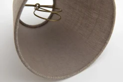 Flamant Clips, Lampenkap, Naturel En Grijs, Conisch, 14 Cm^ Verlichting