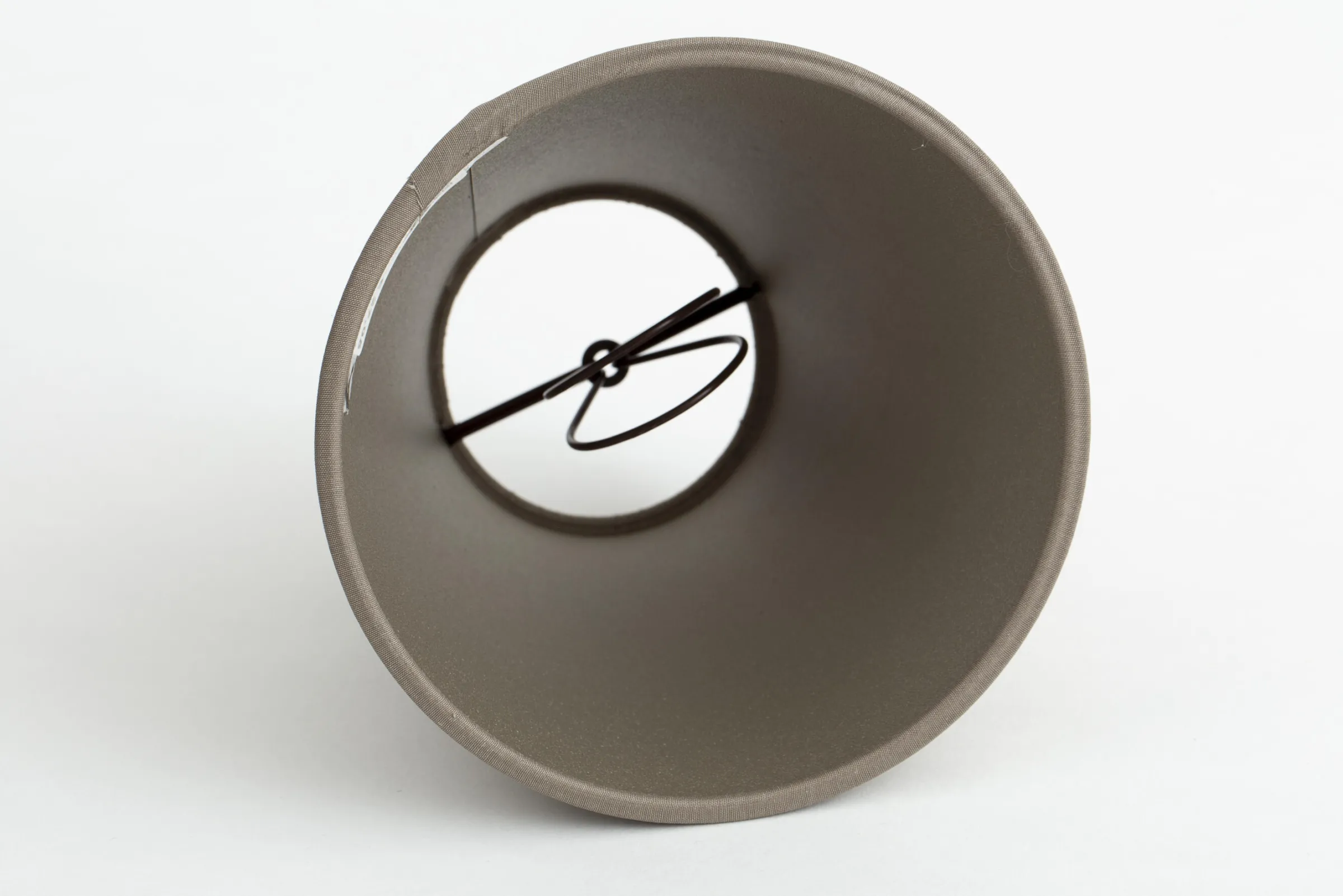 Flamant Clips, Lampenkap, Naturel En Zilver, Conisch, 14 Cm^ Verlichting