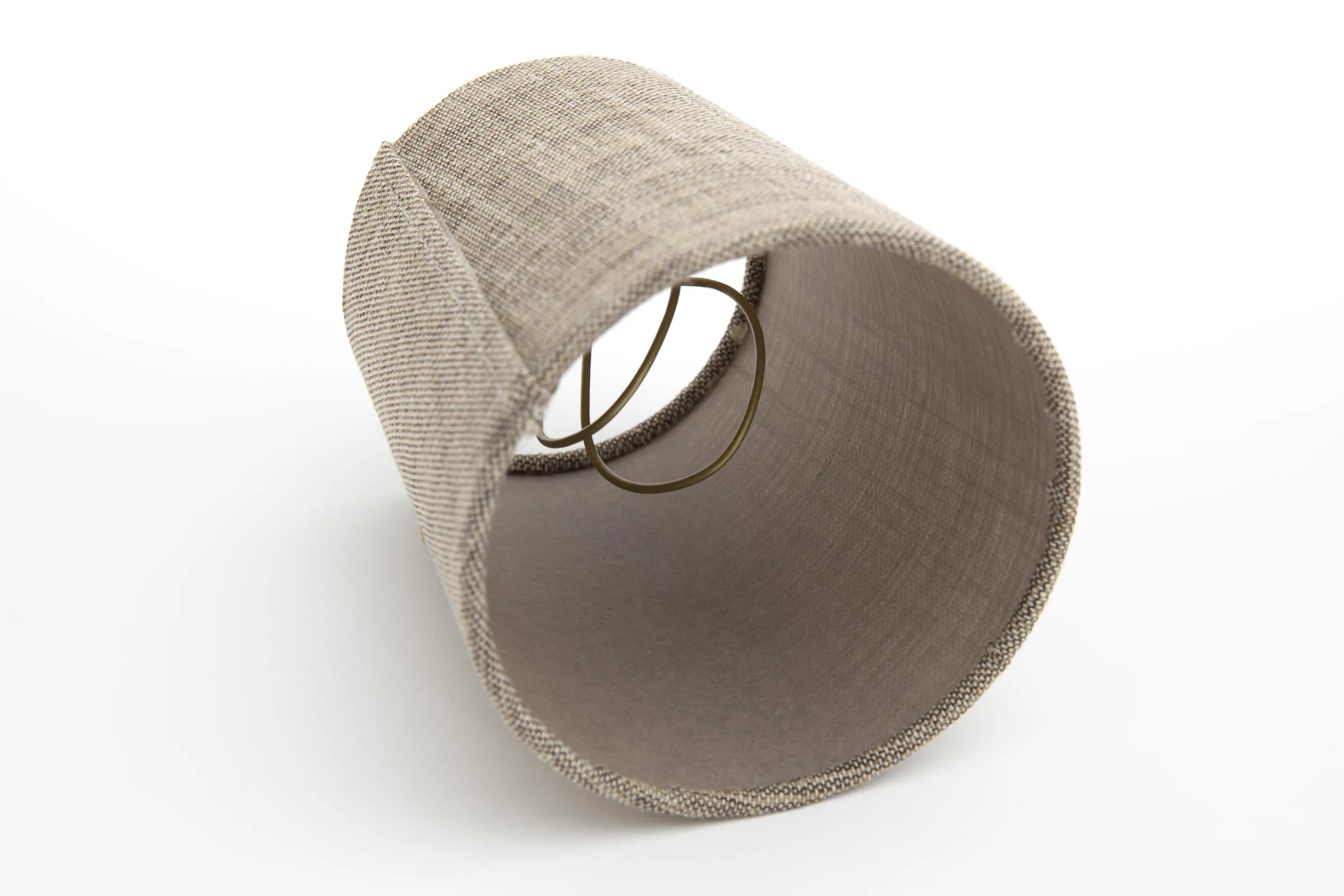 Flamant Clips, Lampenkap, Naturel En Grijs, Cilinder, 10 Cm^ Verlichting