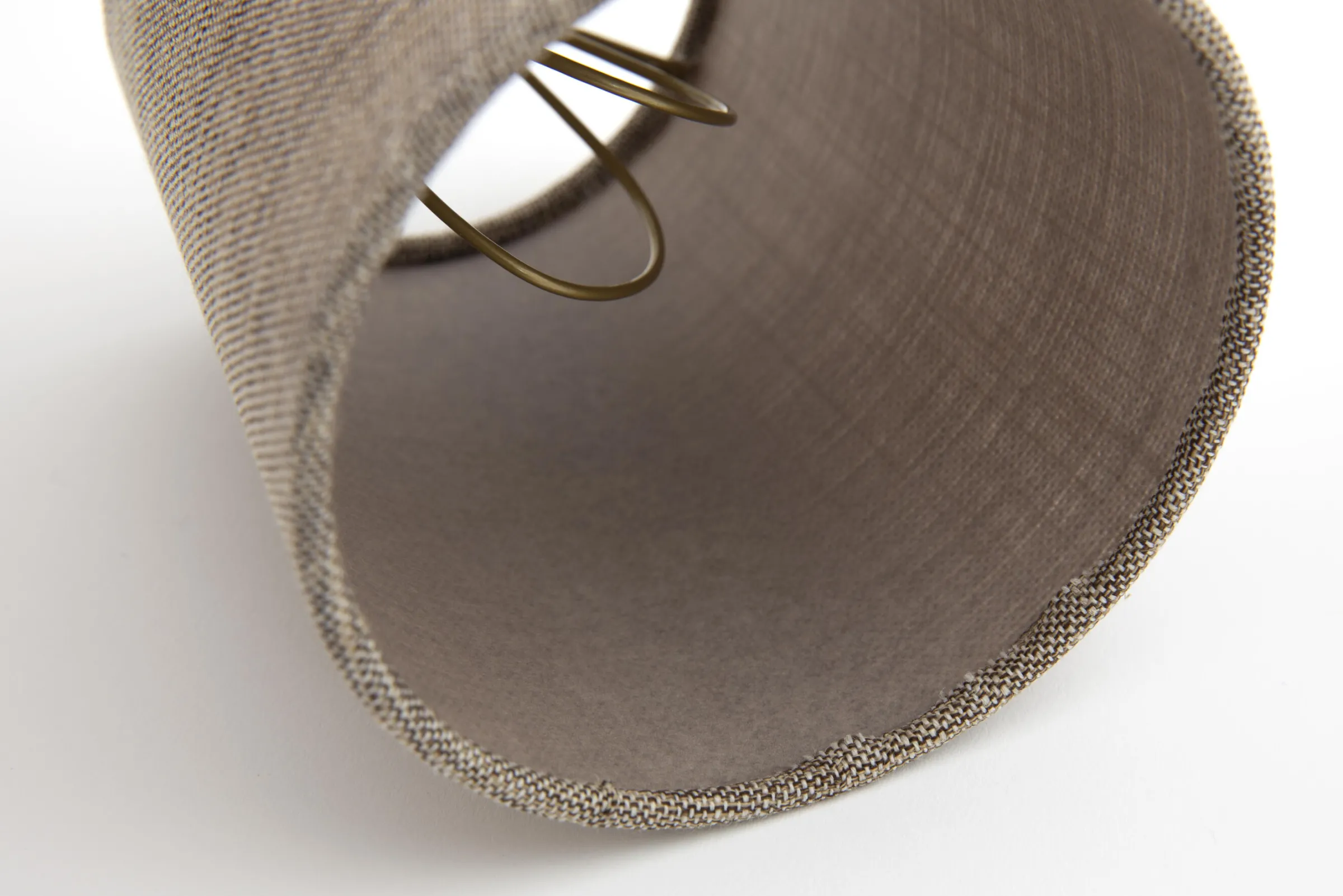 Flamant Clips, Lampenkap, Naturel En Grijs, Cilinder, 10 Cm^ Verlichting