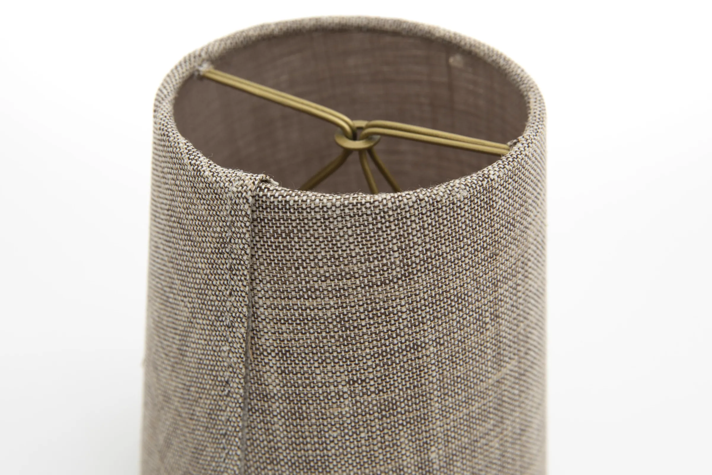 Flamant Clips, Lampenkap, Naturel En Grijs, Cilinder, 10 Cm^ Verlichting