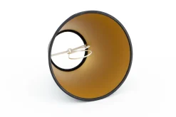 Flamant Clips, Lampenkap, Zwart En Goud, Conisch, 14 Cm^ Verlichting