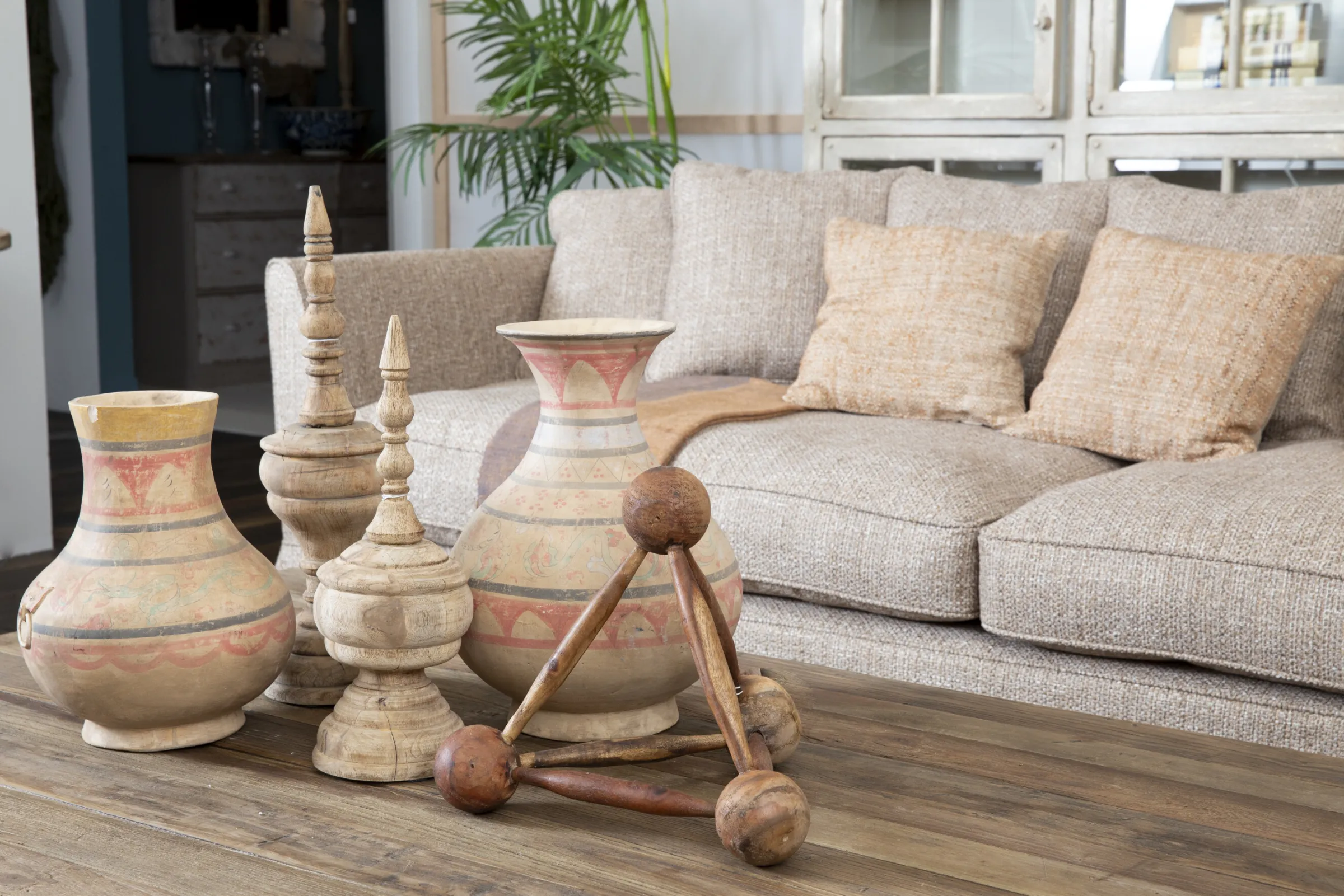 Flamant Corby, Kegel, Hout, L^ Decoratie