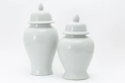 Flamant Cosico, Potiche, Wit, S^ Decoratie