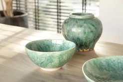 Flamant Cresta, Serveerschaal, Keramiek, Turkoois, Rond, 37 Cm^ Borden, Borden En Kommen