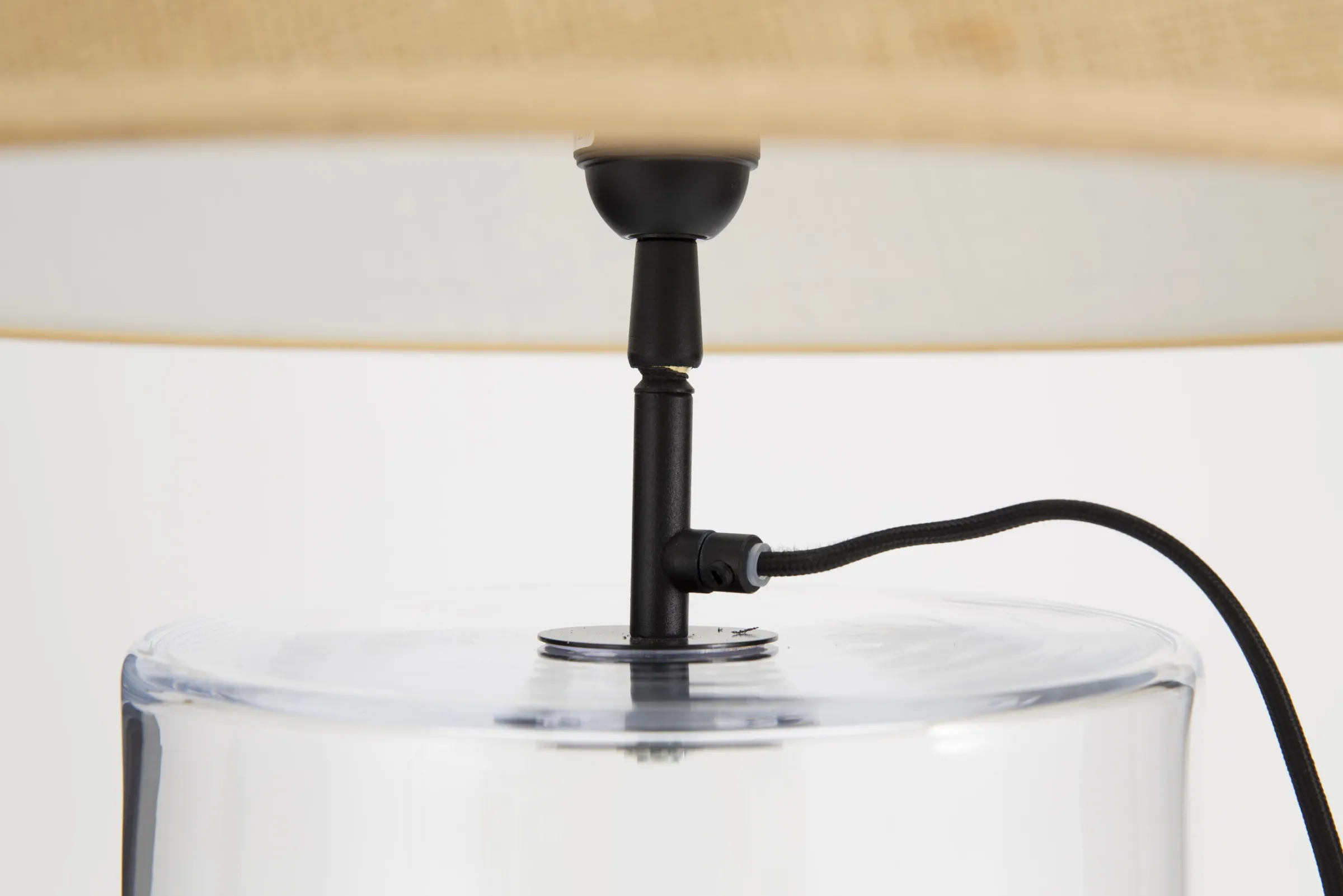 Flamant Cypri, Tafellamp, Glas, Zwart, L^ Verlichting