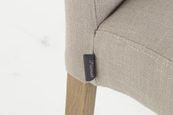 Flamant Dalya, Stoel, Berken, Gebroken Wit Linnen^ Stoelen