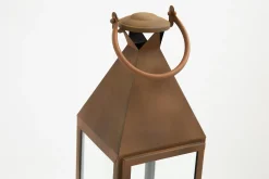 Flamant Ellis, Lantaarn, Ijzer En Glas, Roest, Xl^ Decoratie