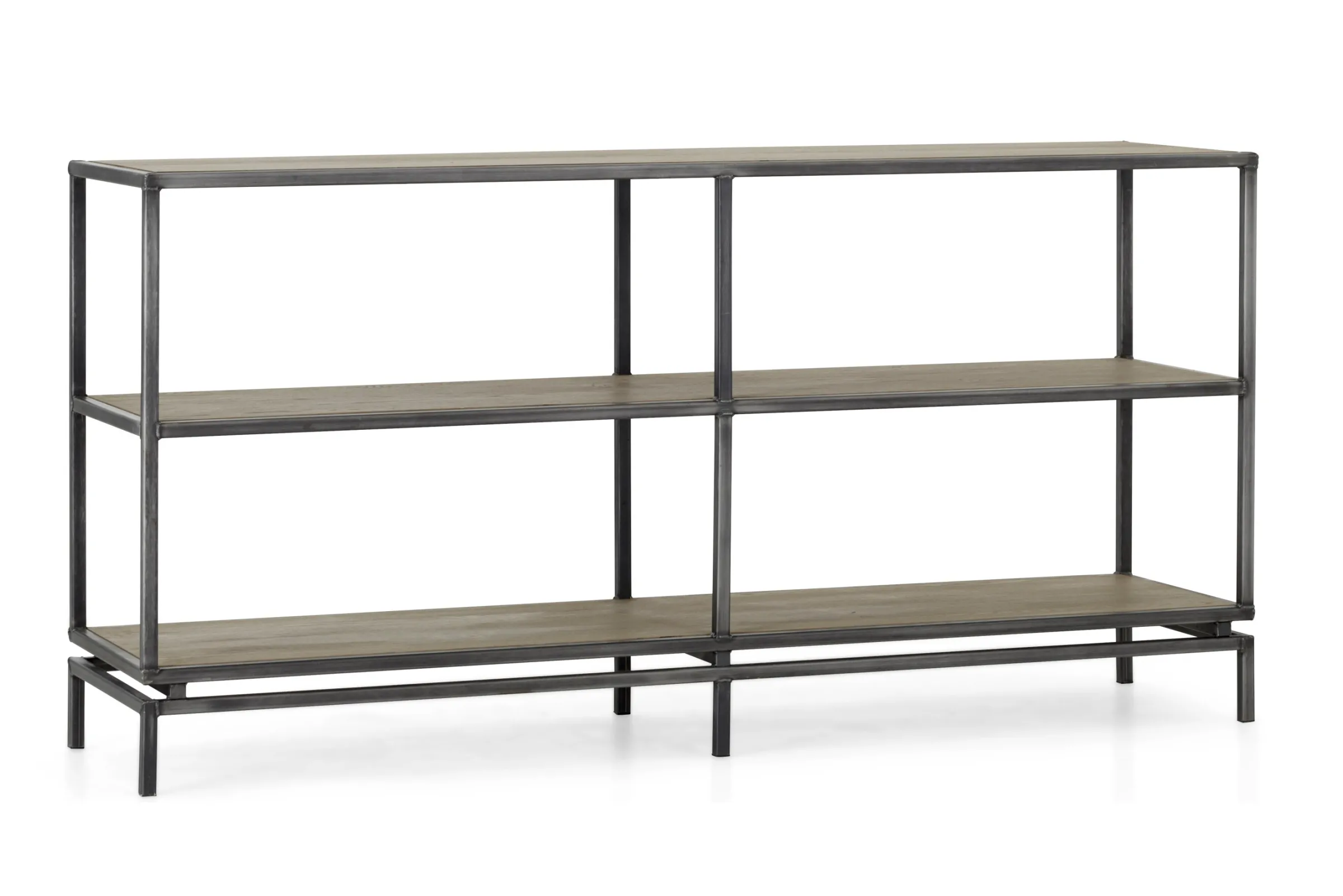 Flamant Farra, Consoletafel, Verweerd Eiken En Ijzer^ Koffie Tafels