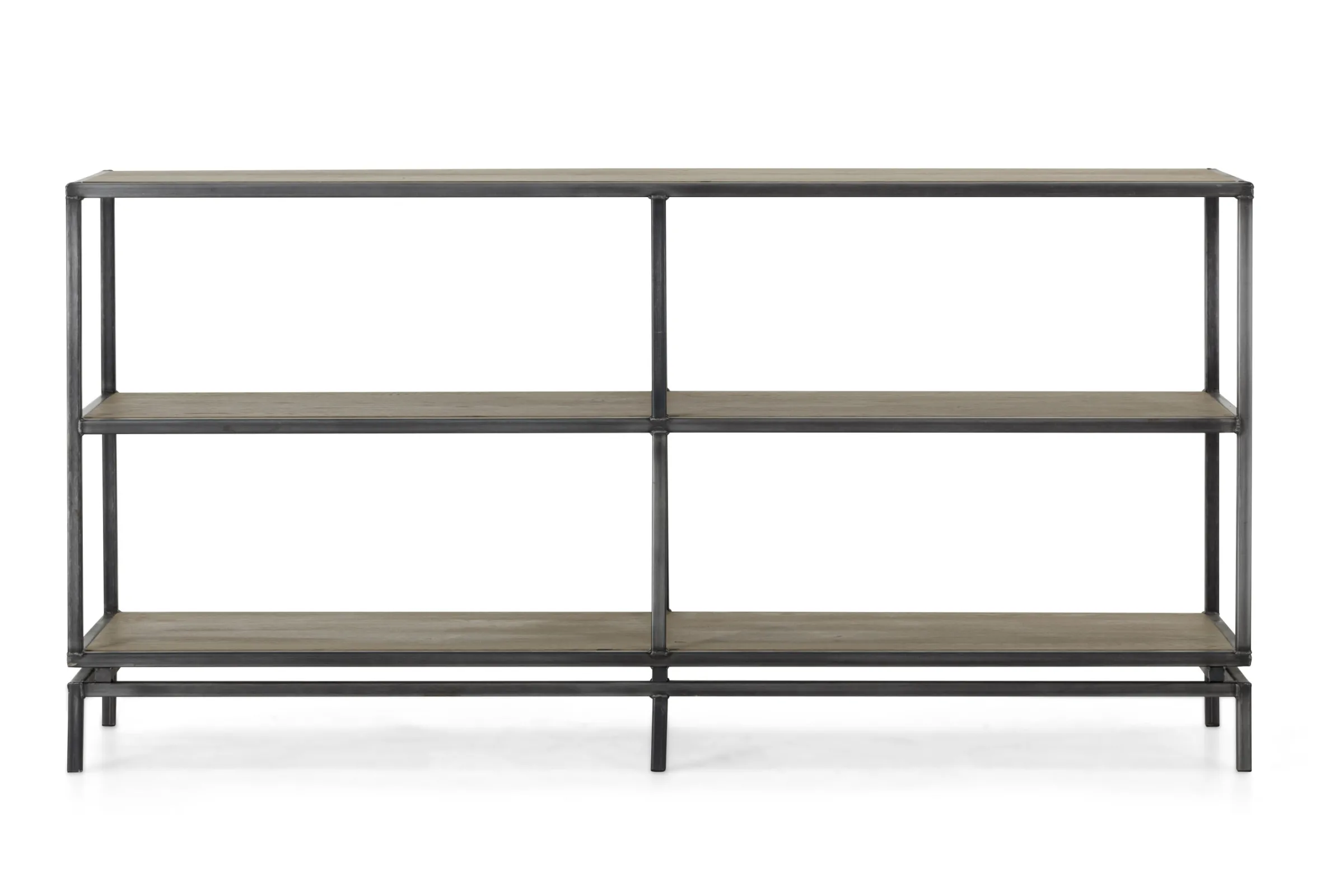 Flamant Farra, Consoletafel, Verweerd Eiken En Ijzer^ Koffie Tafels