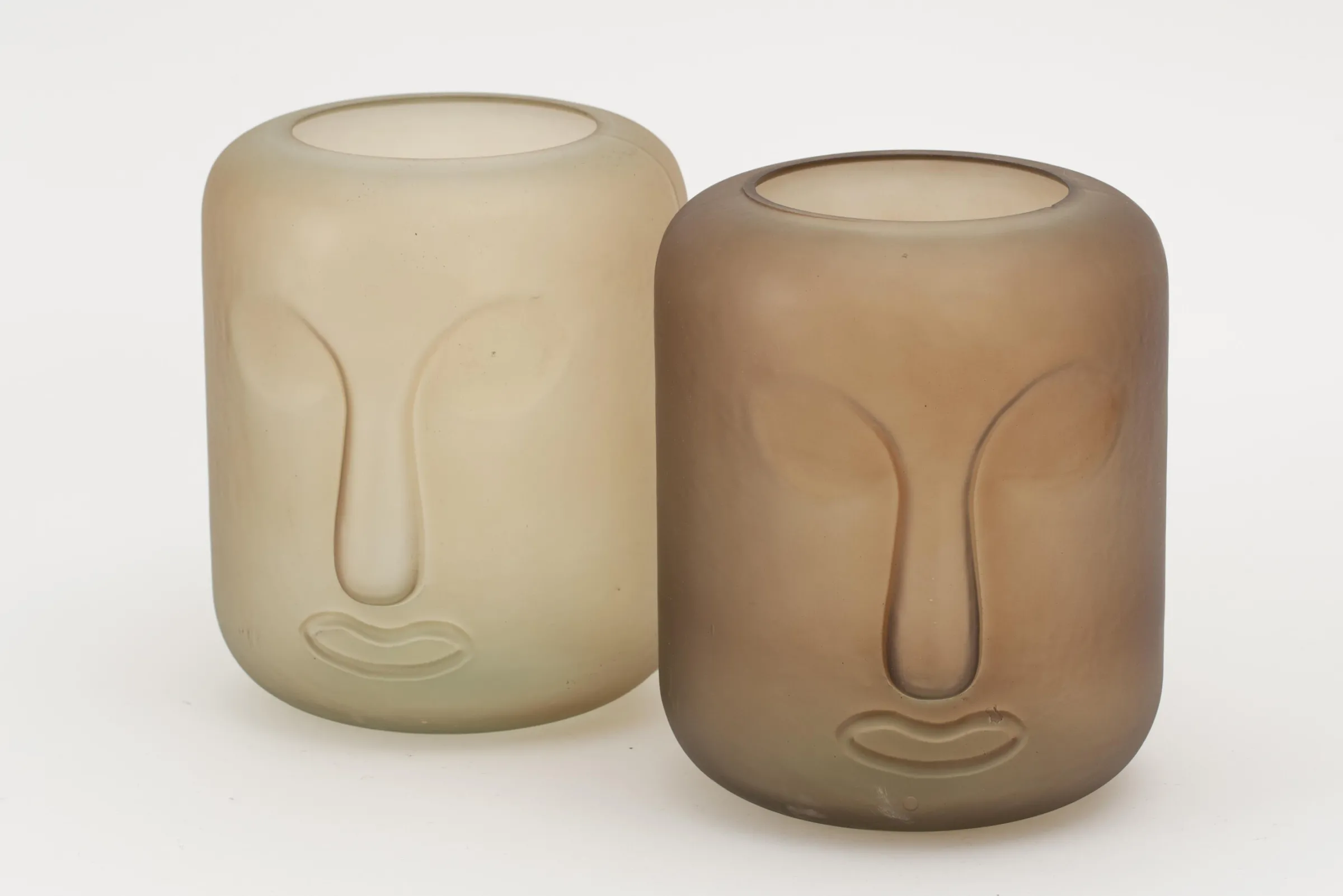 Flamant Fefy, Vaas, Glas, Rook^ Decoratie