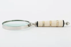 Flamant Flores, Vergrootglas, Hars/Nikkel^ Decoraties