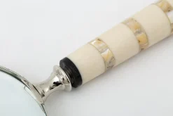 Flamant Flores, Vergrootglas, Hars/Nikkel^ Decoraties