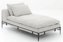 Flamant Floria, Fauteuil, Natuurlijk Linnen En Zwart Metaal^ Banken