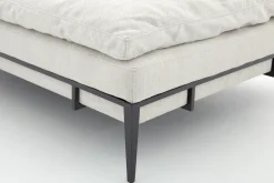 Flamant Floria, Fauteuil, Natuurlijk Linnen En Zwart Metaal^ Banken