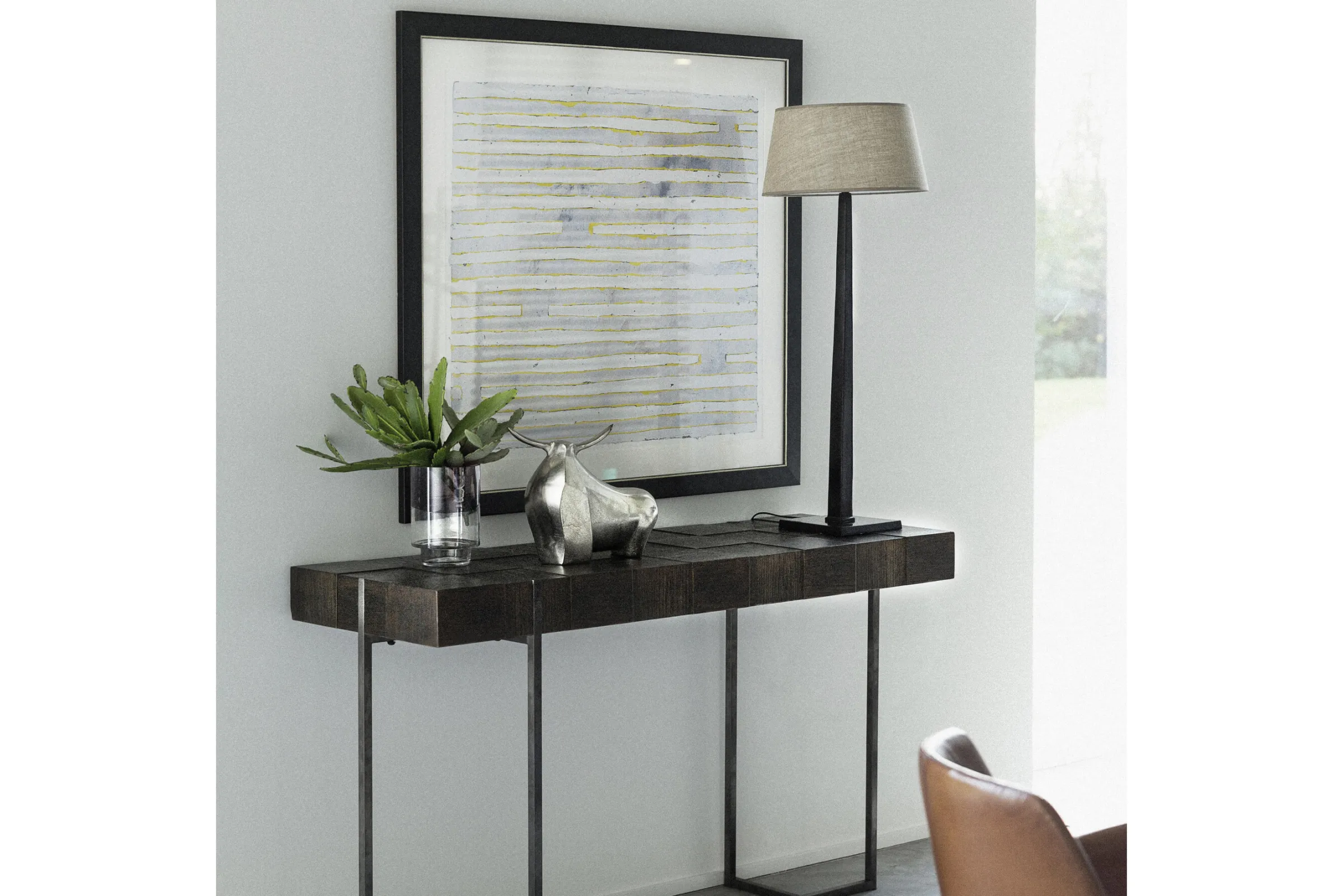 Flamant Gordes, Tafellamp, Zwart, Aluminium, H 78 Cm^ Verlichting