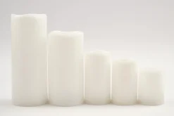 Flamant Gwen, Leds-Kaars, 10X20Cm^ Decoratie