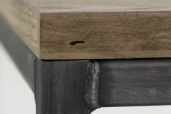 Flamant Hattie, Consoletafel, Verweerd Eiken En Ijzer^ Koffie Tafels