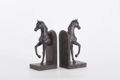 Flamant Hevonen, Boekensteun, Set Van 2^ Decoraties