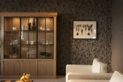 Flamant Ijzeren Jason, Kast, Verweerd Eikenhout, 3 Ijzeren Deuren^ Kasten