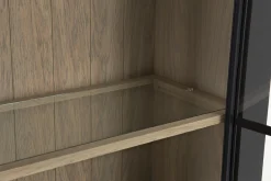 Flamant Ijzeren Jason, Kast, Zwart, Eiken, 3 Ijzeren Deuren^ Kasten