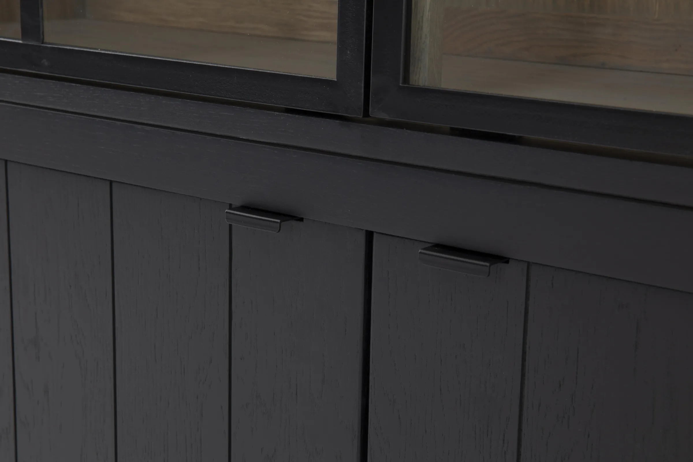 Flamant Ijzeren Jason, Kast, Zwart, Eiken, 3 Ijzeren Deuren^ Kasten