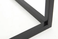 Flamant Isaac, Standaard, Metaal, Zwart, H 75 Cm^ Koffie Tafels