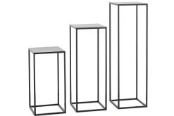 Flamant Isaac, Standaard, Metaal, Zwart, H 75 Cm^ Koffie Tafels