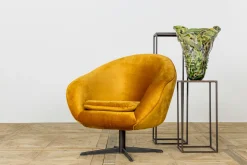 Flamant Isaac, Standaard, Metaal, Zwart, H 55 Cm^ Koffie Tafels