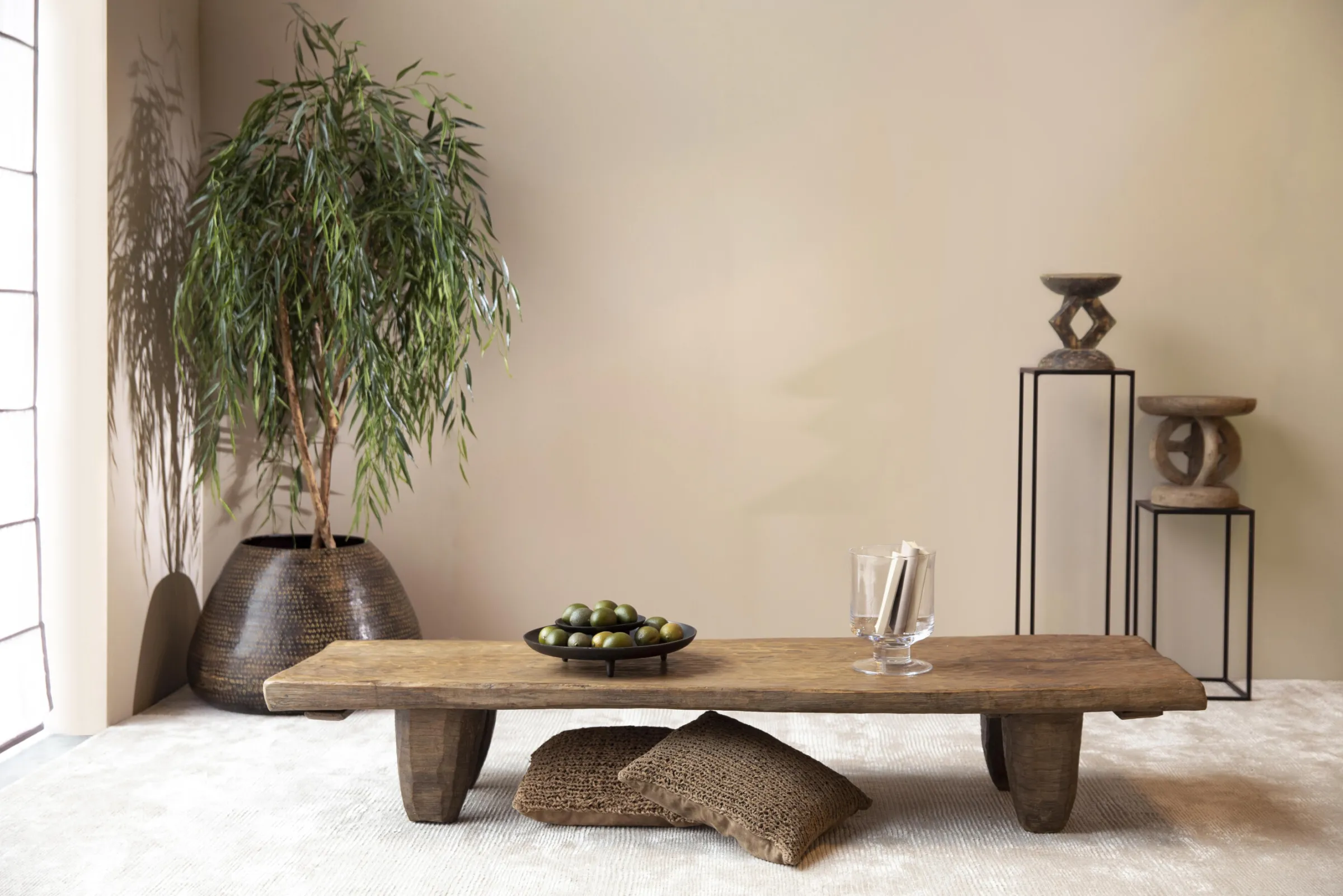 Flamant Isaac, Standaard, Metaal, Zwart, H 55 Cm^ Koffie Tafels