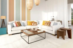 Flamant Jalon, Salontafel, Vierkant, Hout En Metaal^ Koffie Tafels