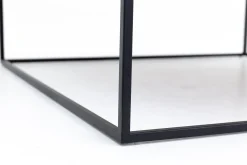 Flamant Jalon, Salontafel, Vierkant, Hout En Metaal^ Koffie Tafels