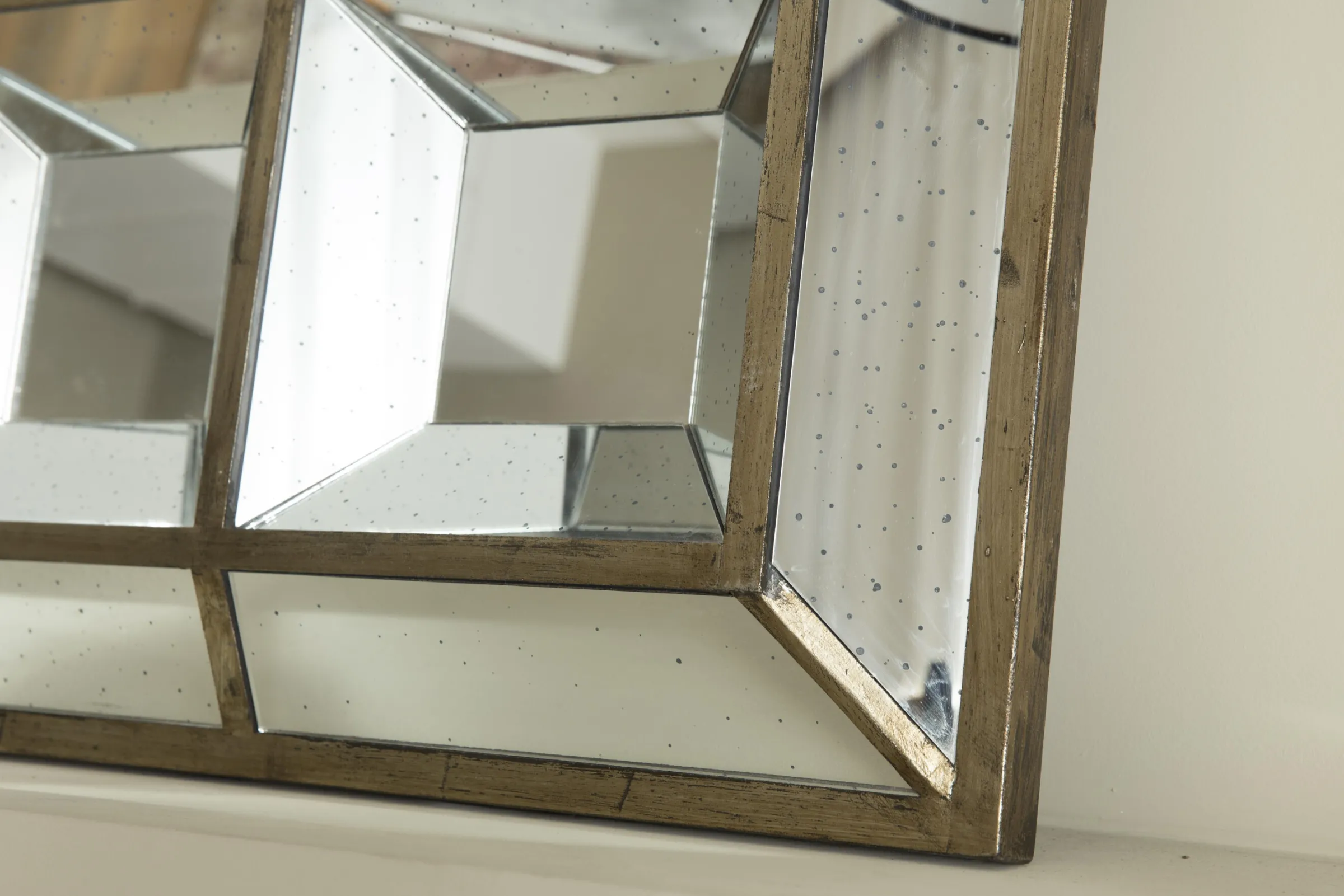 Flamant Javier, Spiegel, Accent, Rand Goud^ Decoratie