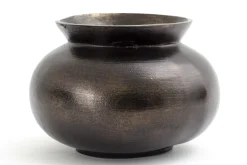 Flamant Jeddo, Vaas, Metaal, Zwart, S^ Decoratie