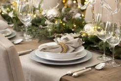 Flamant Jille, Bord, Keramiek, Wit, 28Cm^ Borden, Borden En Kommen