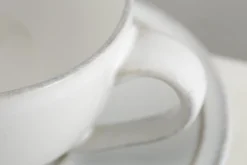 Flamant Jille, Kop En Schotel, Keramiek, Wit, S, 50 Ml^ Borden, Borden En Kommen