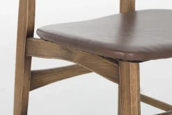 Flamant Joel, Stoel, Eiken En Leren Zitting^ Stoelen