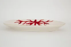 Flamant Kao, Serveerbord, Koraal, Ovaal^ Borden, Borden En Kommen