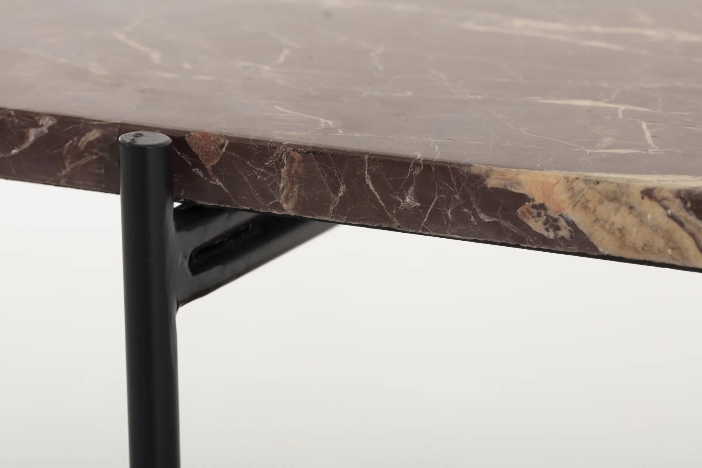 Flamant Karina, Salontafel, Marmer En Metaal, Rood^ Koffie Tafels